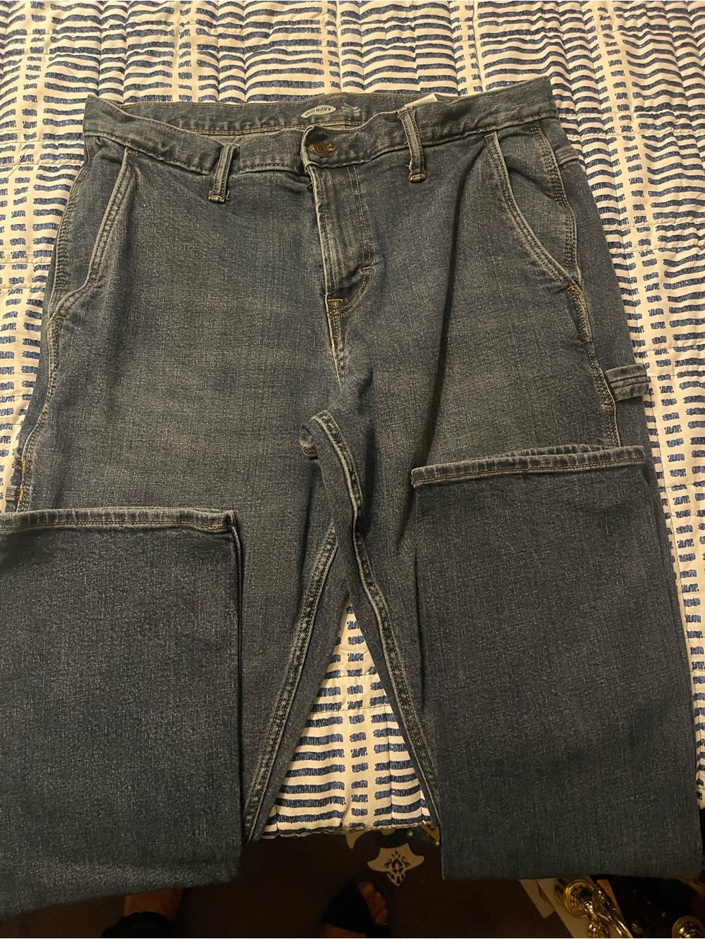 Old Navy Men’s Blue Workwear Carpenter Jeans